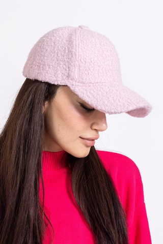 Ladycolor Şapka Peluş Ponpon Yumuşak Kumaş Pudra Pudra