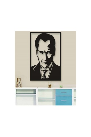 Atatürk Silüet Ahşap Duvar Tablosu 11