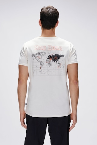 Gerald Beyaz Erkek Baskılı Tişört Beyaz