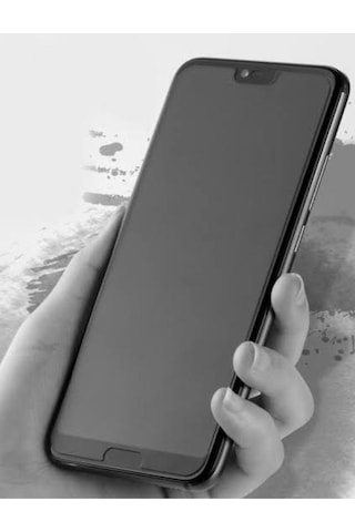 Huawei Mate 10 Lite Siyah Mat Tam Full Kaplayan Seramik Nano Cam Ekran Koruyucu