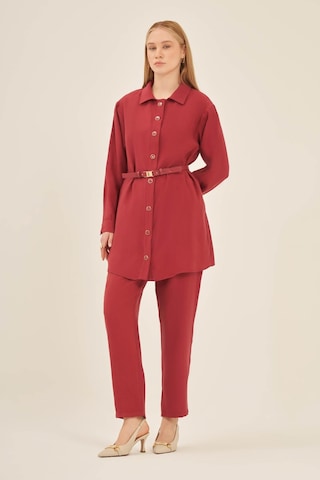 Ftz Women Kadın Pantolonlu Takım Bordo 31035 Bordo
