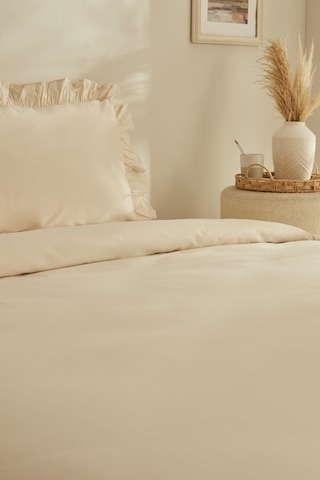 Karaca Home Pure %100 Pamuk Çift Kişilik Nevresim Takımı Açık Bej