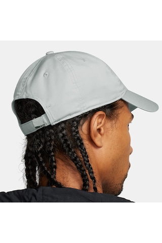 Nike Metal Swoosh Cap Unisex Şapka Fb5372-077 Gri