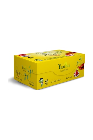 Yeşil İnci Rize Demlik Süzen Poşet Çay 16 x 153 G