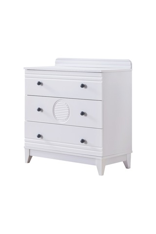 Şifonyer, Alvin 3 Çekmeceli Şifonyer - Gri Gri