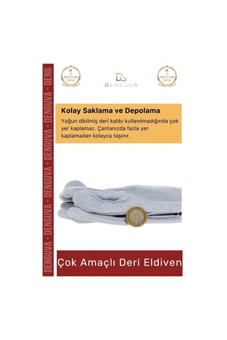 Yanmazeldiven Isıya Dayanıklı Yanmaz Su Geçirmez Ergonomik Standart Sanayi İş Çok Amaçlı Deri Eldiv