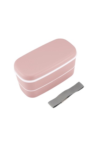 Xurunkeji Mikrodalgada Isıtılabilir 2 Katmanlı Bölmeli Öğle Yemeği Kutusu Sızdırmaz Bento Kutusu Yalıtımlı Gıda Kabı Öğle Yemeği Kutusu Pembe Pembe