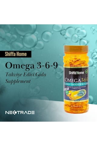 Aksu Vital - Shiffa Home Omega 3-6-9 100 Softjel 1000 MG