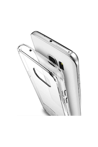 Galaxy Note 5 Kılıf Zore Süper Silikon Kapak Renksiz