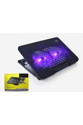 Hadron HD2007 Ledli Çift Fanlı 15" - 7" Notebook Soğutucu