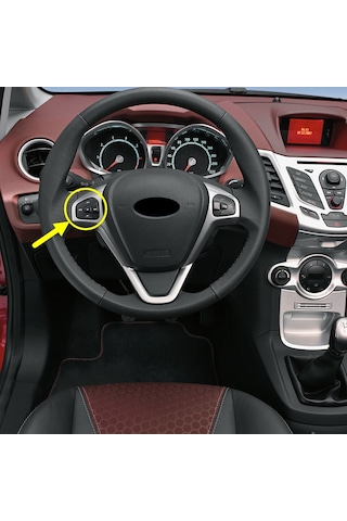 Ford Fiesta 2009-2017 Direksiyon Sol Ses Tuşları 8a6t14k147ae Siyah