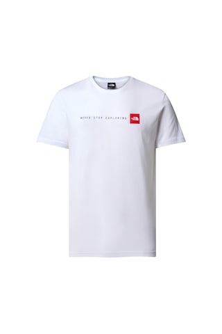 The North Face M Ss Never Stop Exploring Tee Erkek T-shirt - Beyaz
