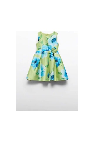 Mayoral Abel&lula 5069 Kız Çocuk Yeşil Elbise Yeşil