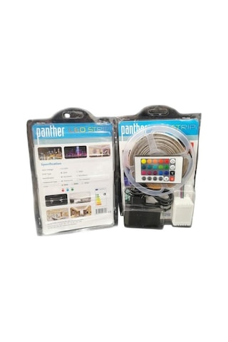 Panther Rgb Kumandalı Trafolu Şerit Led 5 Metre çok Renkli