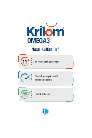 Krilom Omega-3 30 Yumuşak Kapsül