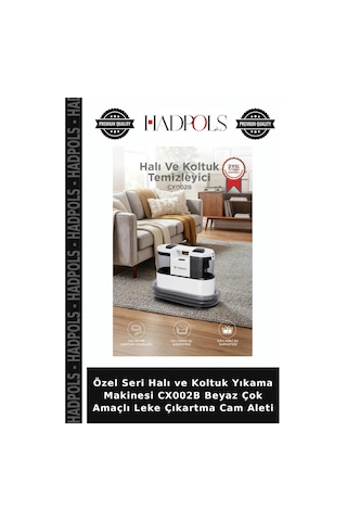 Özel Seri Halı Ve Koltuk Yıkama Makinesi Cx002b Beyaz Çok Amaçlı Leke Çıkartma Cam Aleti