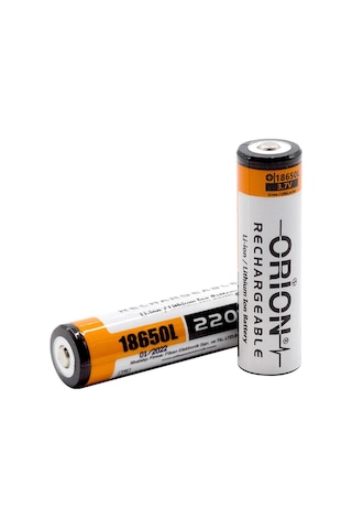 Orion 2200 mAh 3.7 V 18650L Başlı Li-ion Şarj Edilebilir Pil
