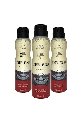 The End Kadın Deodorant 3 x 150 ML