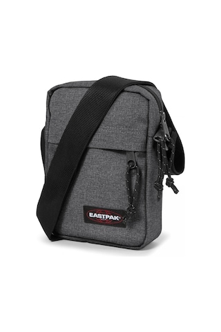 Eastpak Ek045 The One Omuz Çantası (Black Denim) Gri Melanj