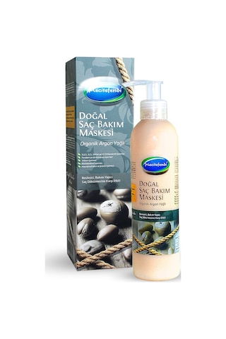 Mecitefendi Organik Argan Yağlı Doğal Saç Bakım Maskesi 250 ML