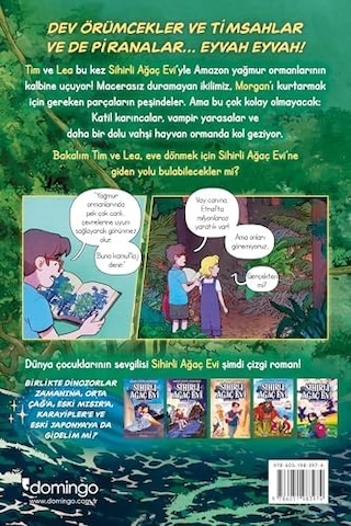 Sihirli Ağaç Evi - Çizgi Roman 6 - Amazon Macerası