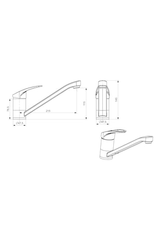 Lavabo Bataryası Döner Boru Krom