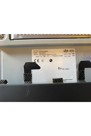 Hmc 96170j9700nvc Radio Cd Çalar Hyundai Kona 2019 Sonrası
