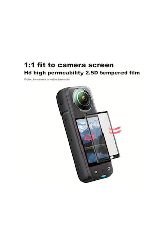 Honeybeeshop Insta360 X5 Silikon Kılıf Lens Koruyucu Taşıma Çantası Tam Koruma Seti