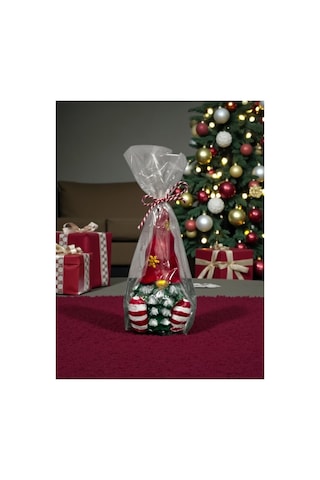 Yılbaşı Hediyelik Şans Cücesi Biblo 13 Cm Paketli