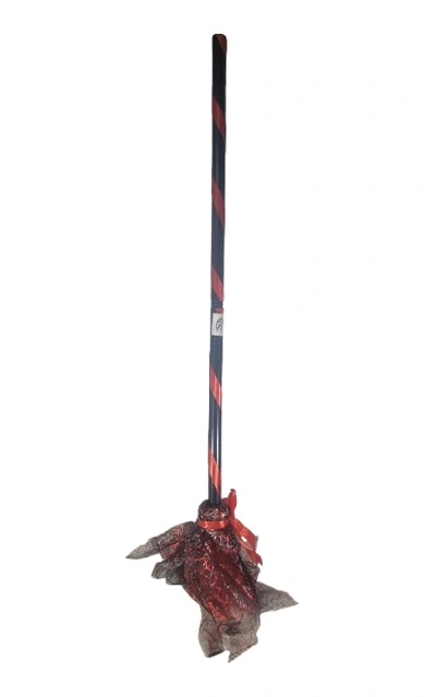Halloween Cadı Süpürgesi Tüllü Kırmızı Diğer