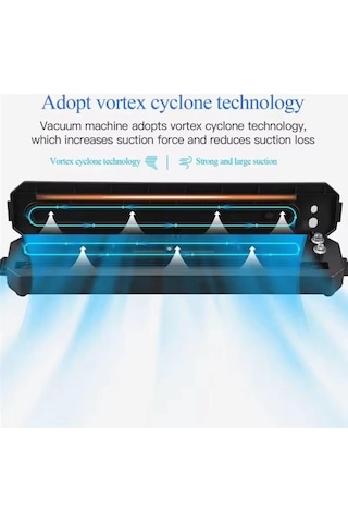 Tongxida Portatif Ev Tipi Ekonomik Vakum Makinesi: Hediye Vakum Poşeti Siyah