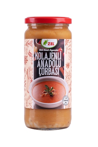 Kolajenli Anadolu Çorbası İlikli Kemik Suyundan 480ml X 3 Adet