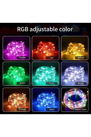 Dreamcolor Peri Noel Işıkları Led Dize Müzik Ws2812b Rgbıc Adreslenebilir Bluetooth Uygu Garland Parti Dekoratif Led Işık 56433723 Diğer
