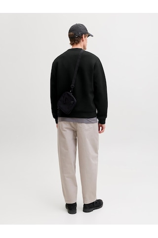 Jack & Jones Jcofusion Scuba Crew Neck Sn Erkek Sweatshirt-33804 Siyah