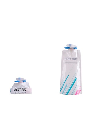Pıctet.fıno 700 ML Katlanabilir Spor Şişe Gıdaya Uygun Dış Mekan İçme Şişesi - Beyaz