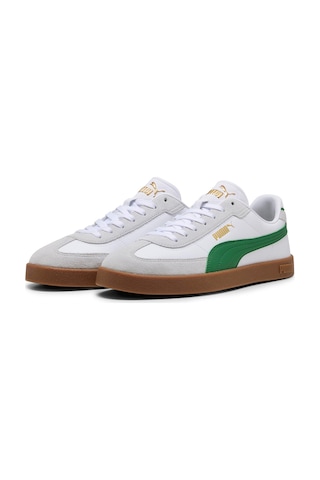 Puma Club Beyaz Erkek Sneaker Beyaz-grı-yesıl Çok Renkli