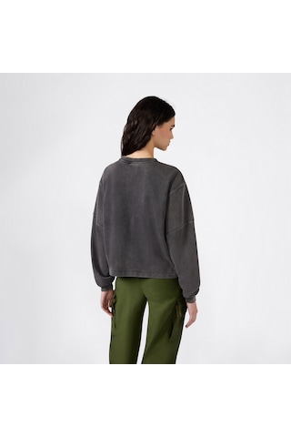 Champion Crewneck Regular Fit Kadın Gri Sweatshirt 118480 2800153