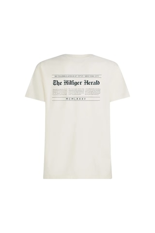Tommy Hilfiger Hılfıger Herald Back, Z00 Krem Erkek T-shirt & Polo