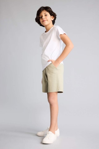Defacto Regular Fıt Sweatshırt Kumaşı Şort Erkek Çocuk B5867a826smgn497 Yeşil-gn497