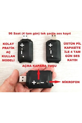 Minix 96 Saat Ses Yeni Versiyon Mini Usb Güvenlik Cihazı Sku: Smgstk86c1c51aa9