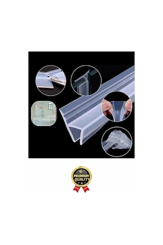 Çok Amaçlı Su Soğuk Geçirmez Kapı Pencere Cam Duşakabin Yalıtım Silikon Kenar Koruyucu 1.2 Cm X 1 Mt Diğer