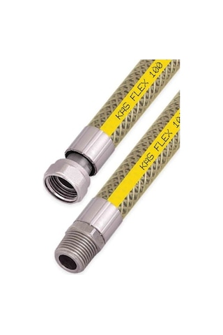 Ocak Flexi Örgülü Doğalgaz Bağlantı Flexi 1/2"-1/2" Kas