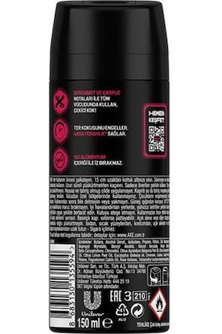 Axe Erkek Deodorant Number 10 Body Spray Limited Edition 150 Ml