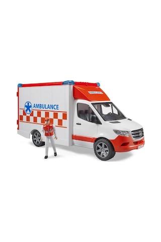 Bruder Mercedes Benz Sprinter Sirenli Ambulans Ve Ekibi Br02676