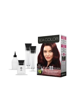 Sea Color 4.6 Saç Boyası Kestane Kızılı 2 x 100 ML