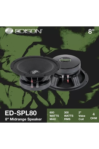 Edison Ed-spl80 20cm 300 Rms Midrange