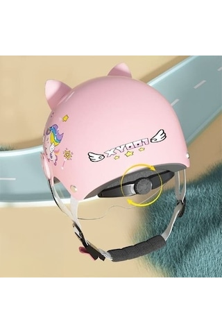 Tcherchi Unicorn Tasarım Karikatür Çocuk Kaskı