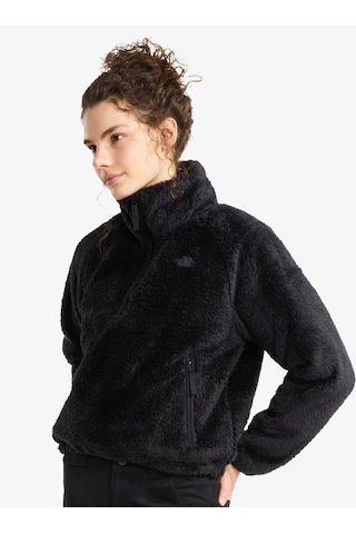 The North Face Nf0a8h1g-2h9 Osito Evolve 1/2 Zip Jacket Kadın Polar Siyah