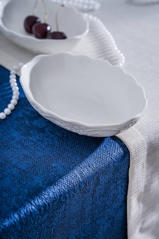 Acar King Oval Kayık Tabak - 16 Cm Beyaz