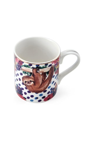 Mikasa Wild At Heart Fine China 280 Ml Kupa Tembel Hayvan Kırmızı